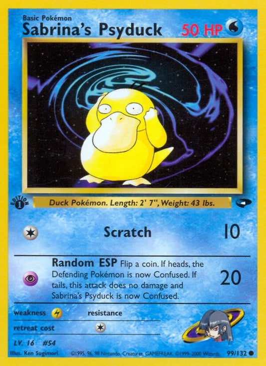 Image for Sabrina's Psyduck (099/132) - Pokemon