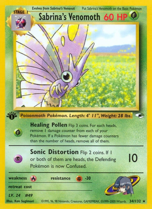 Image for Sabrina's Venomoth (034/132) - Pokemon