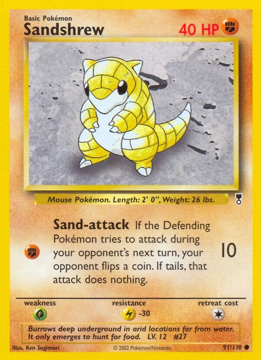 Image for Sandshrew (091/110) - Pokemon