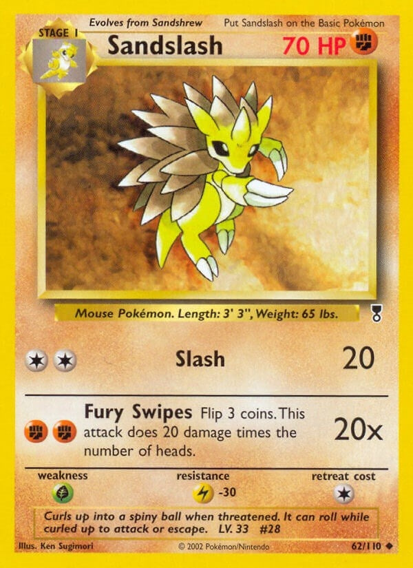 Image for Sandslash (062/110) - Pokemon