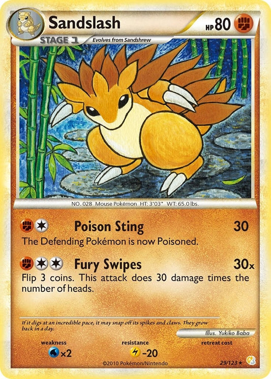 Image for Sandslash (29/123) - Pokemon