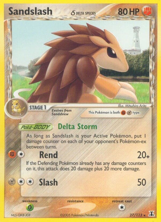 Image for Sandslash (Delta Species) (27/113) - Pokemon