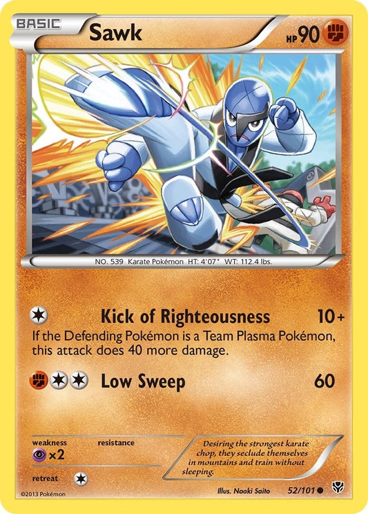 Image for Sawk (52/101) - Pokemon