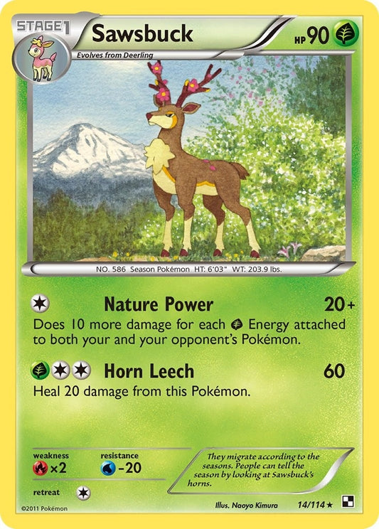 Image for Sawsbuck (14/114) - Pokemon