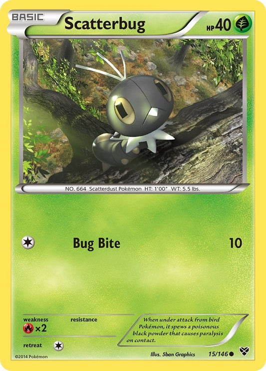 Image for Scatterbug (15/146) - Pokemon