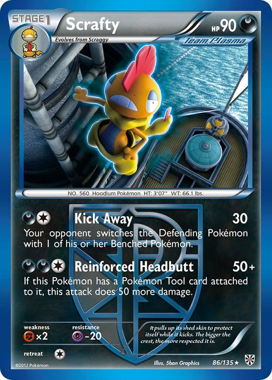 Image for Scrafty (Team Plasma) (86/135) - Pokemon