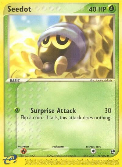Image for Seedot (76/100) - Pokemon