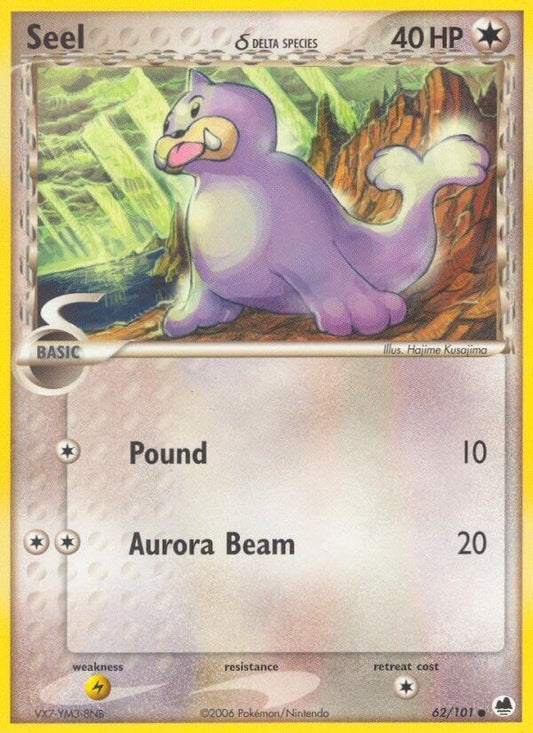 Image for Seel (Delta Species) (62/101) - Pokemon