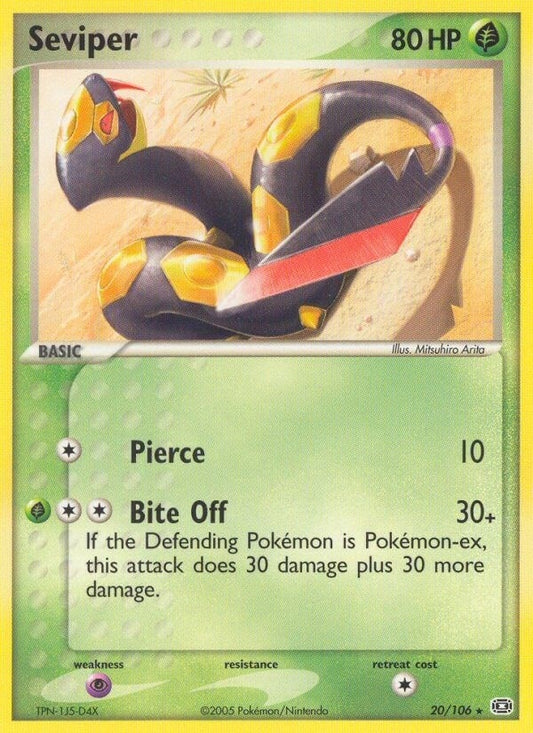Image for Seviper (20/106) - Pokemon