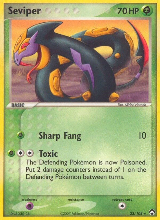 Image for Seviper (23/108) - Pokemon