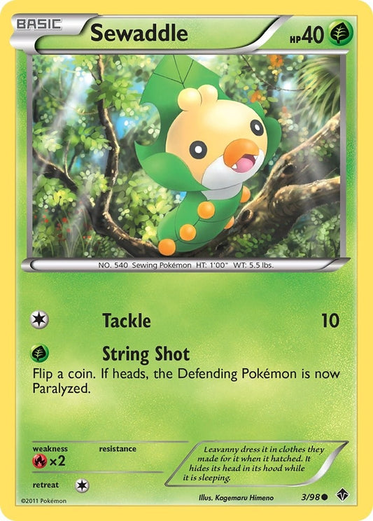 Image for Sewaddle (3) (3/98) - Pokemon