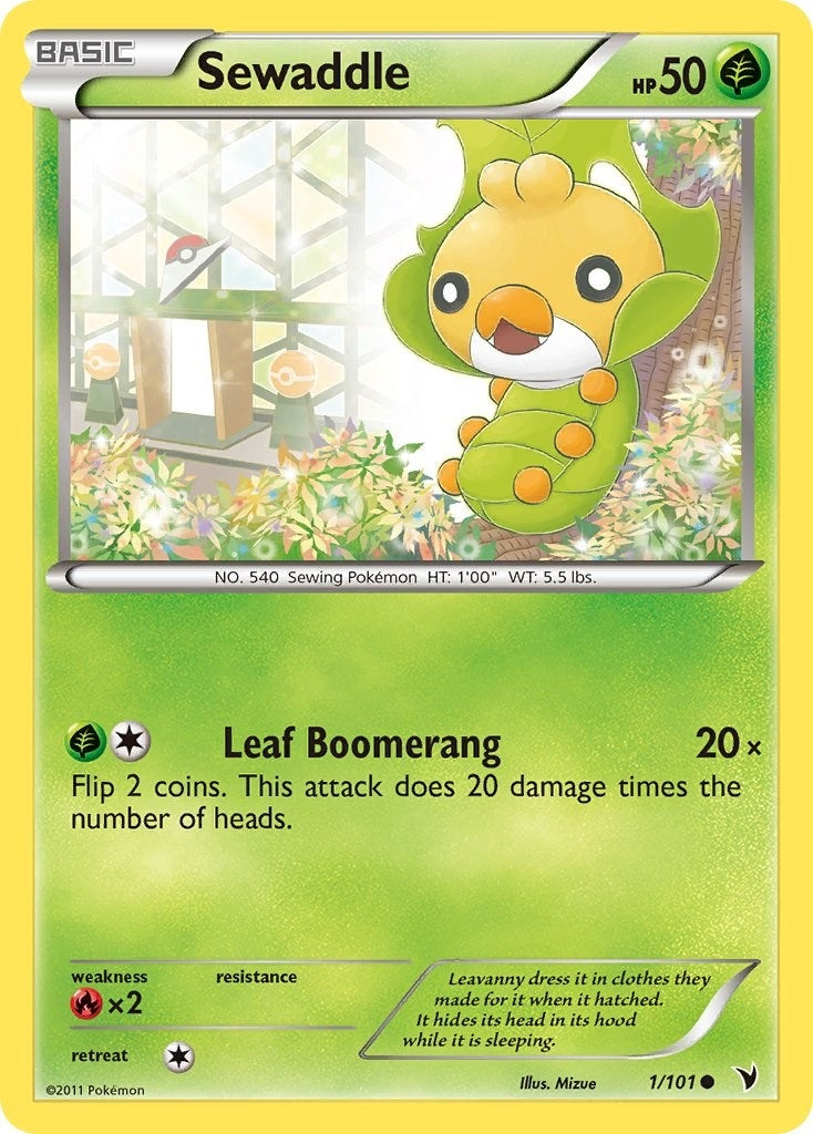 Image for Sewaddle (1/101) - Pokemon