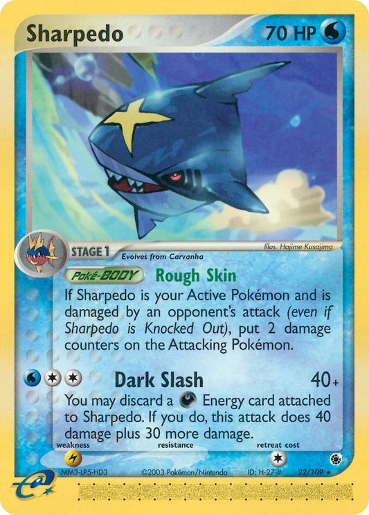 Image for Sharpedo (22/109) - Pokemon