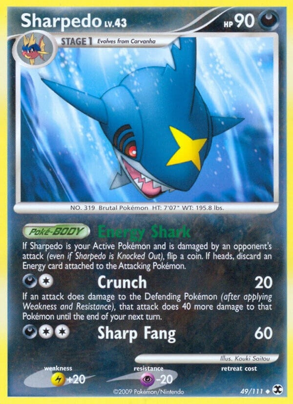 Image for Sharpedo (49/111) - Pokemon