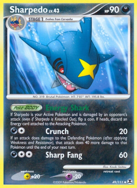 Image for Sharpedo (49/111) - Pokemon