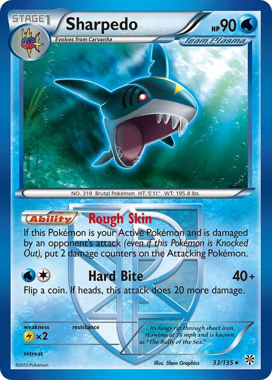 Image for Sharpedo (Team Plasma) (33/135) - Pokemon