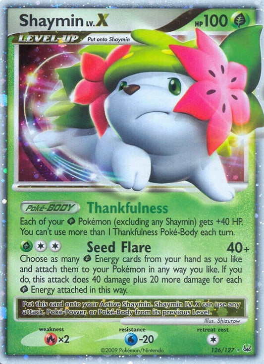 Image for Shaymin Lv.X (Land Forme) (126/127) - Pokemon