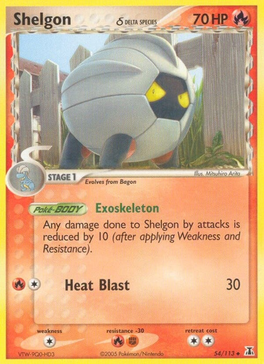Image for Shelgon - 054/113 (Delta Species) (54/113) - Pokemon