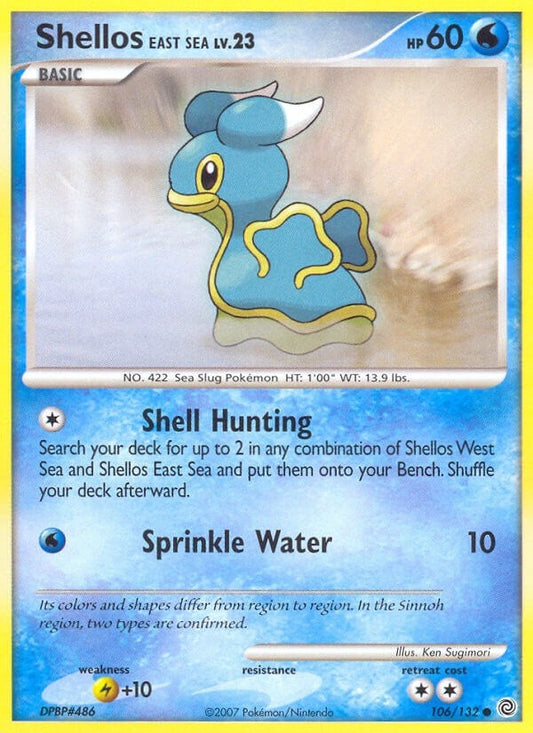Image for Shellos East Sea (106/132) - Pokemon