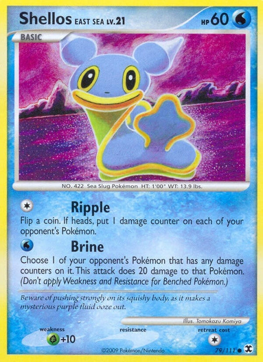 Image for Shellos East Sea (79/111) - Pokemon