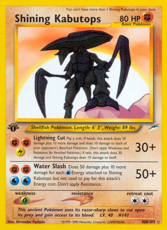 Image for Shining Kabutops (108/105) - Pokemon