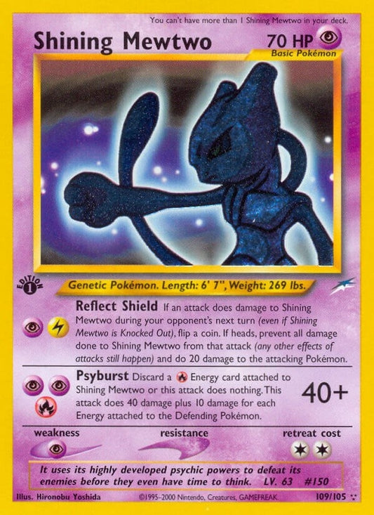 Image for Shining Mewtwo (109/105) - Pokemon