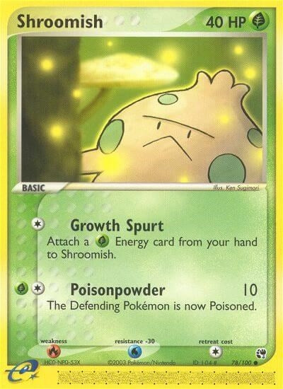 Image for Shroomish (78/100) - Pokemon