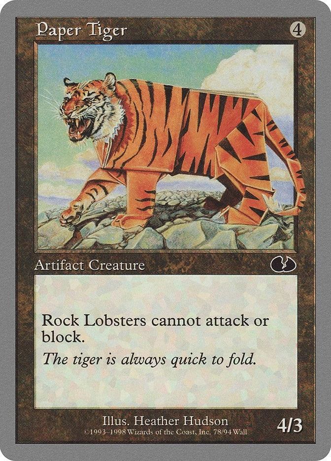 Image for Paper Tiger (78) - Magic: The Gathering