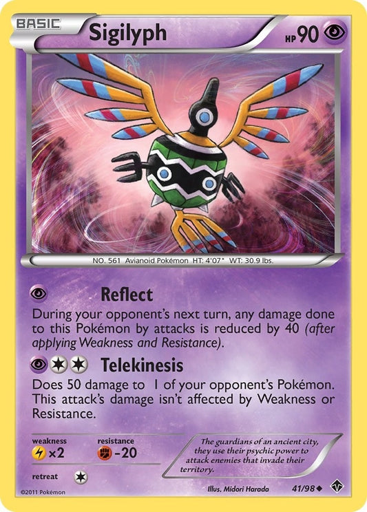 Image for Sigilyph (41) (41/98) - Pokemon