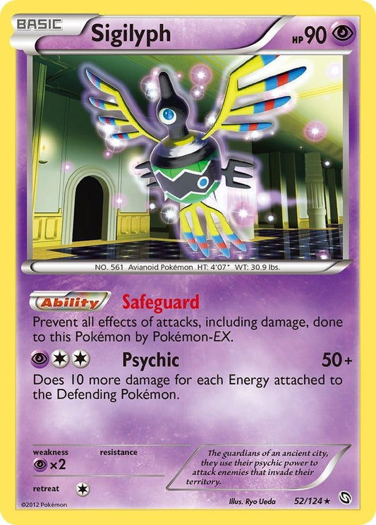 Image for Sigilyph (52/124) - Pokemon