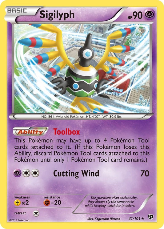 Image for Sigilyph (41/101) - Pokemon