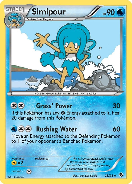 Image for Simipour (23/98) - Pokemon