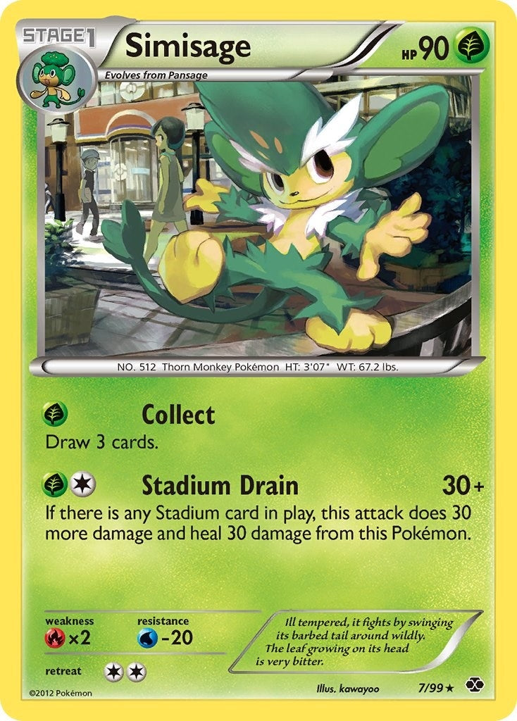 Image for Simisage (7/99) - Pokemon