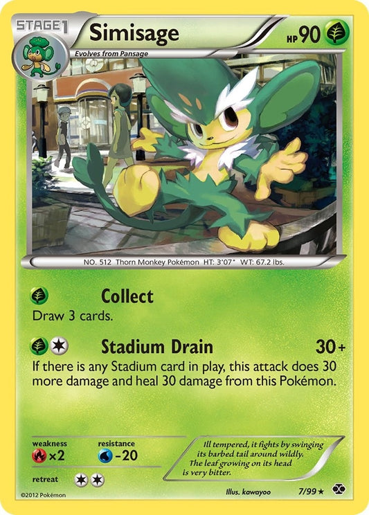 Image for Simisage (7/99) - Pokemon