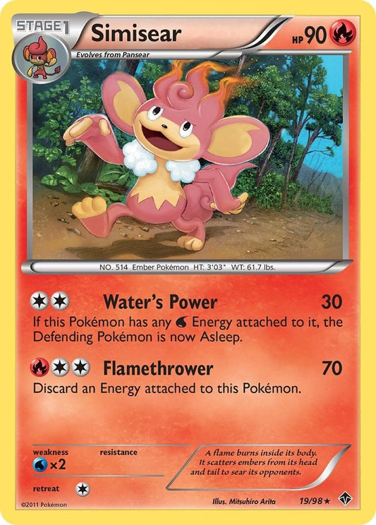 Image for Simisear (19/98) - Pokemon