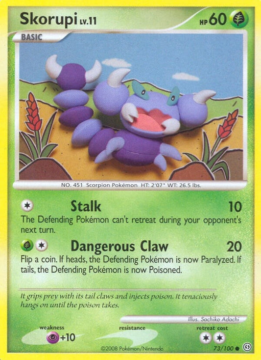 Image for Skorupi (73/100) - Pokemon
