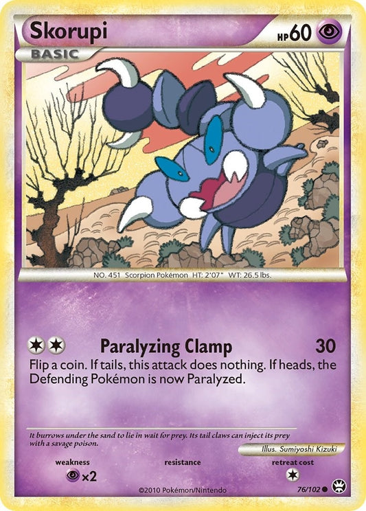 Image for Skorupi (76/102) - Pokemon