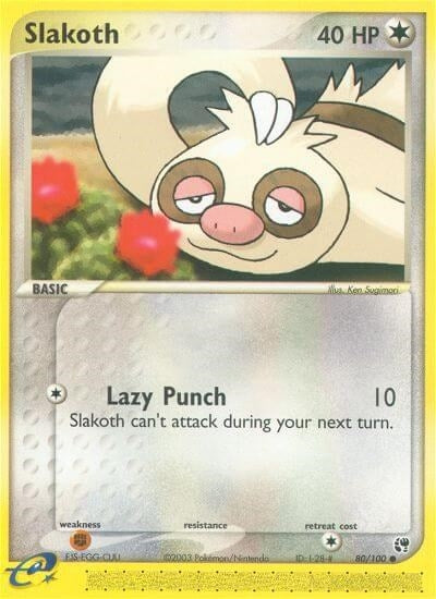 Image for Slakoth (80/100) - Pokemon