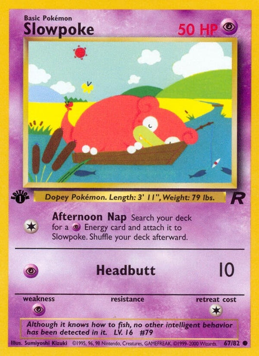 Image for Slowpoke (67/82) - Pokemon