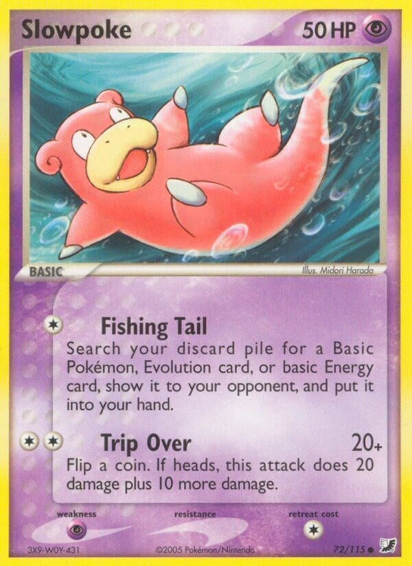 Image for Slowpoke (72/115) - Pokemon