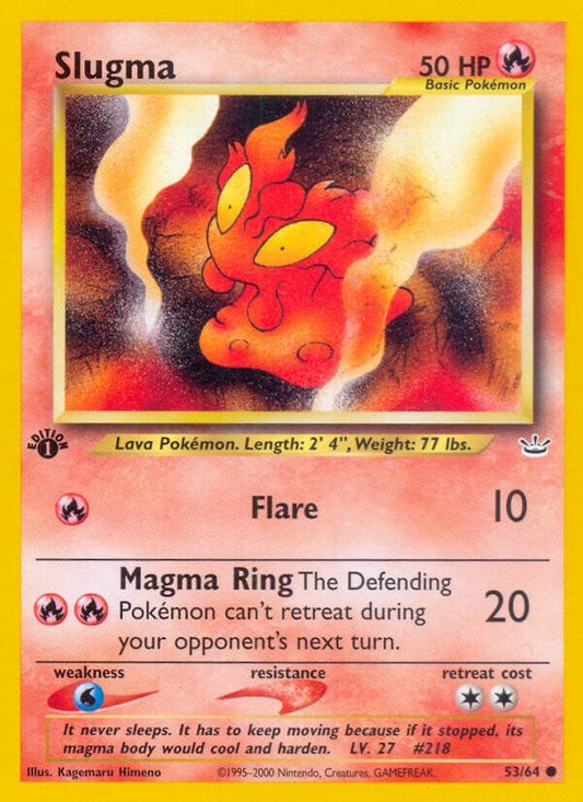Image for Slugma (53/64) - Pokemon