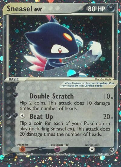 Image for Sneasel ex (103/109) - Pokemon