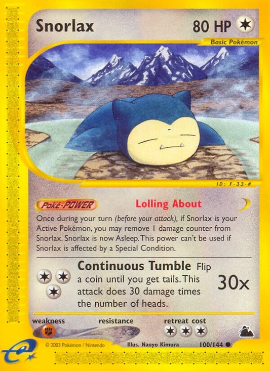 Image for Snorlax (100/144) - Pokemon