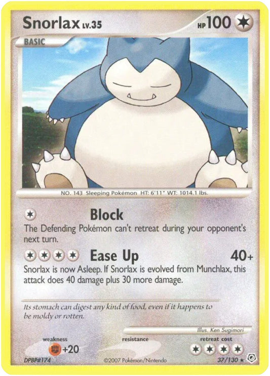 Image for Snorlax (37/130) - Pokemon