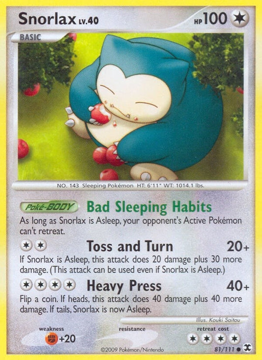 Image for Snorlax (81) (81/111) - Pokemon