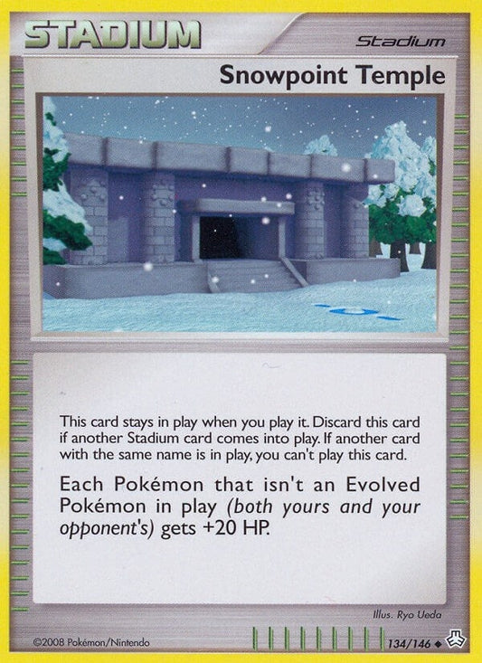 Image for Snowpoint Temple (134/146) - Pokemon