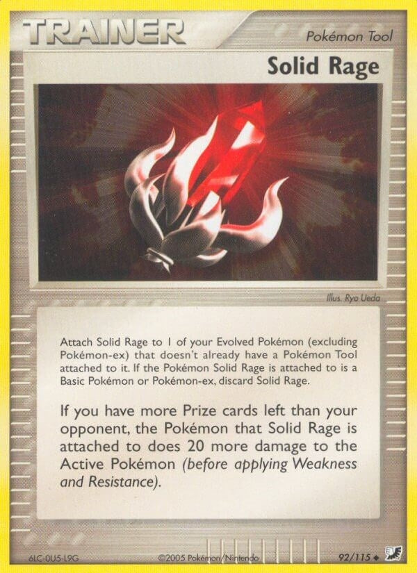 Image for Solid Rage (92/115) - Pokemon