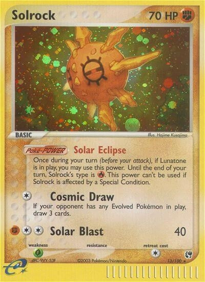 Image for Solrock (13/100) - Pokemon