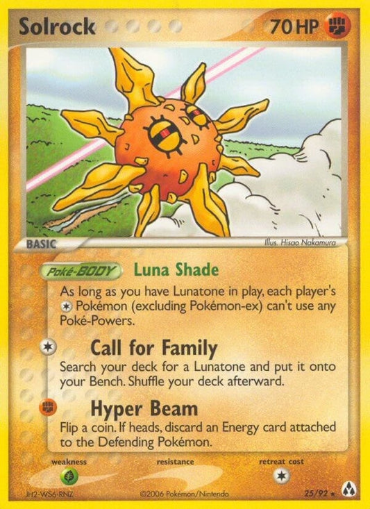 Image for Solrock (25/92) - Pokemon