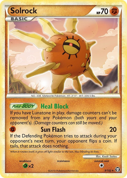 Image for Solrock (9/102) - Pokemon